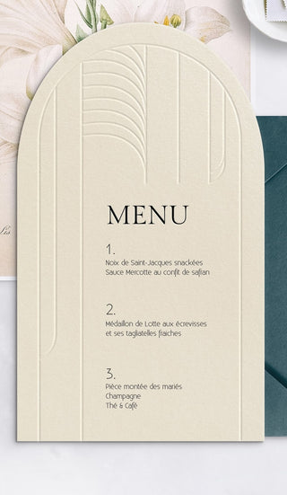 Menu Art Déco