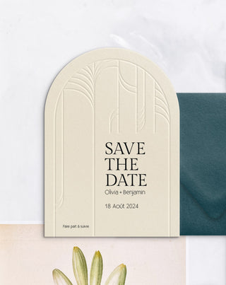 Save the date Art Déco