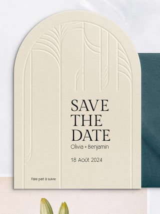 Save the date Art Déco