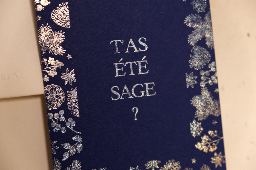 Carte « T’as été sage? »