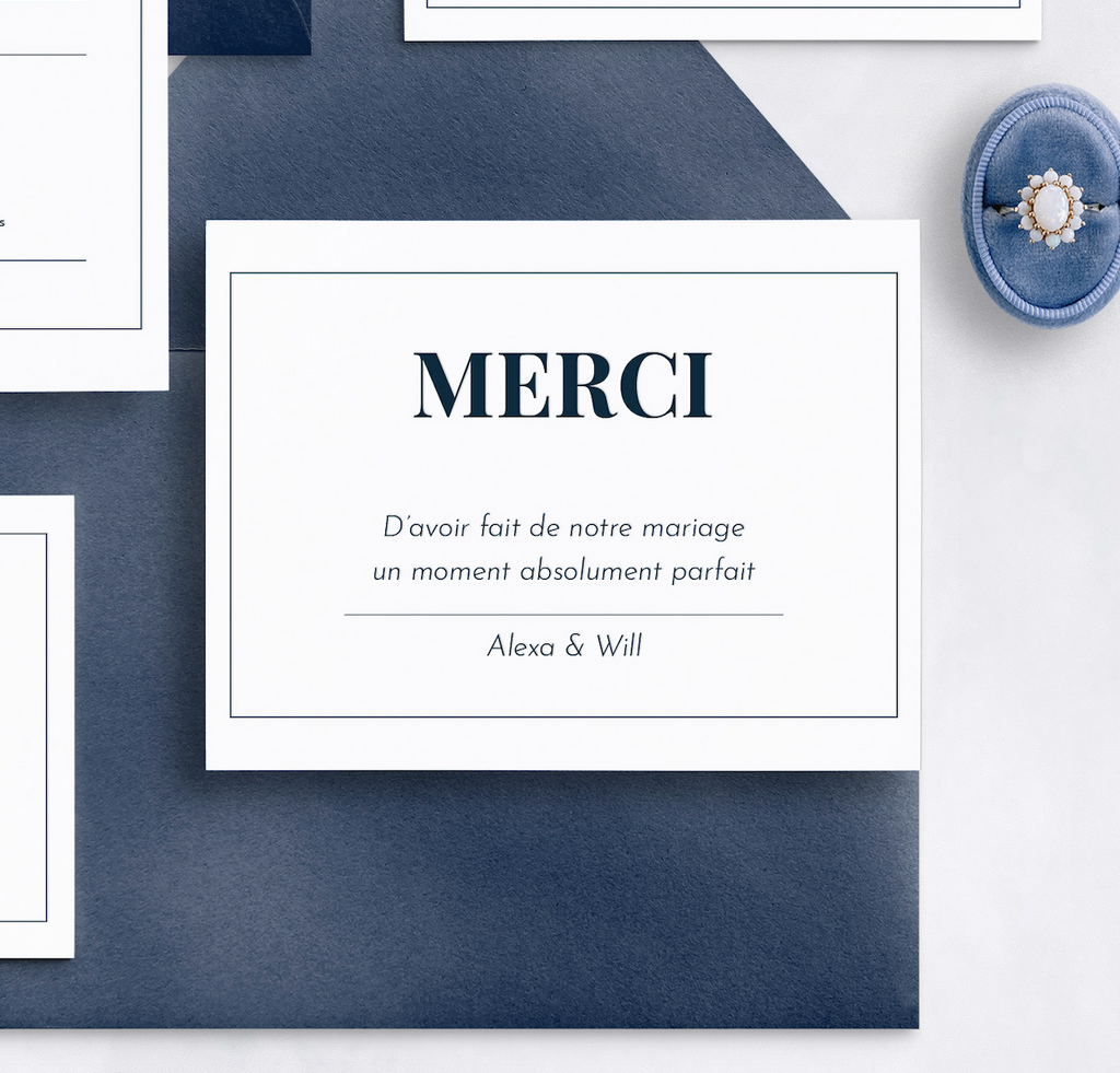 Remerciements Classique