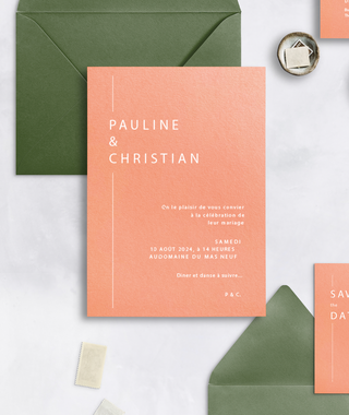 Faire-part Minimaliste