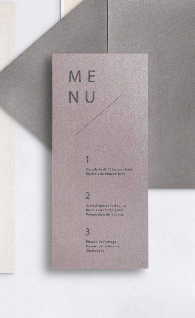 Menu Moderne