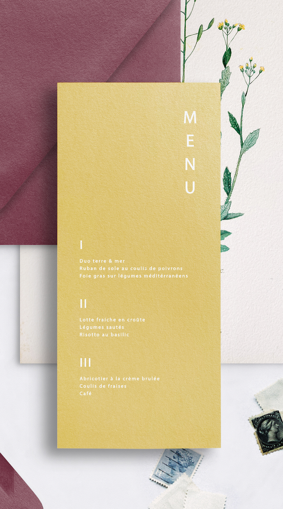 Menu Urbain