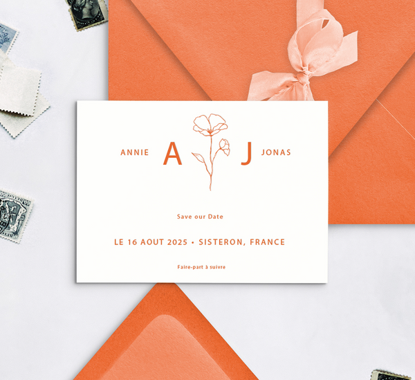 Save the date Délicat