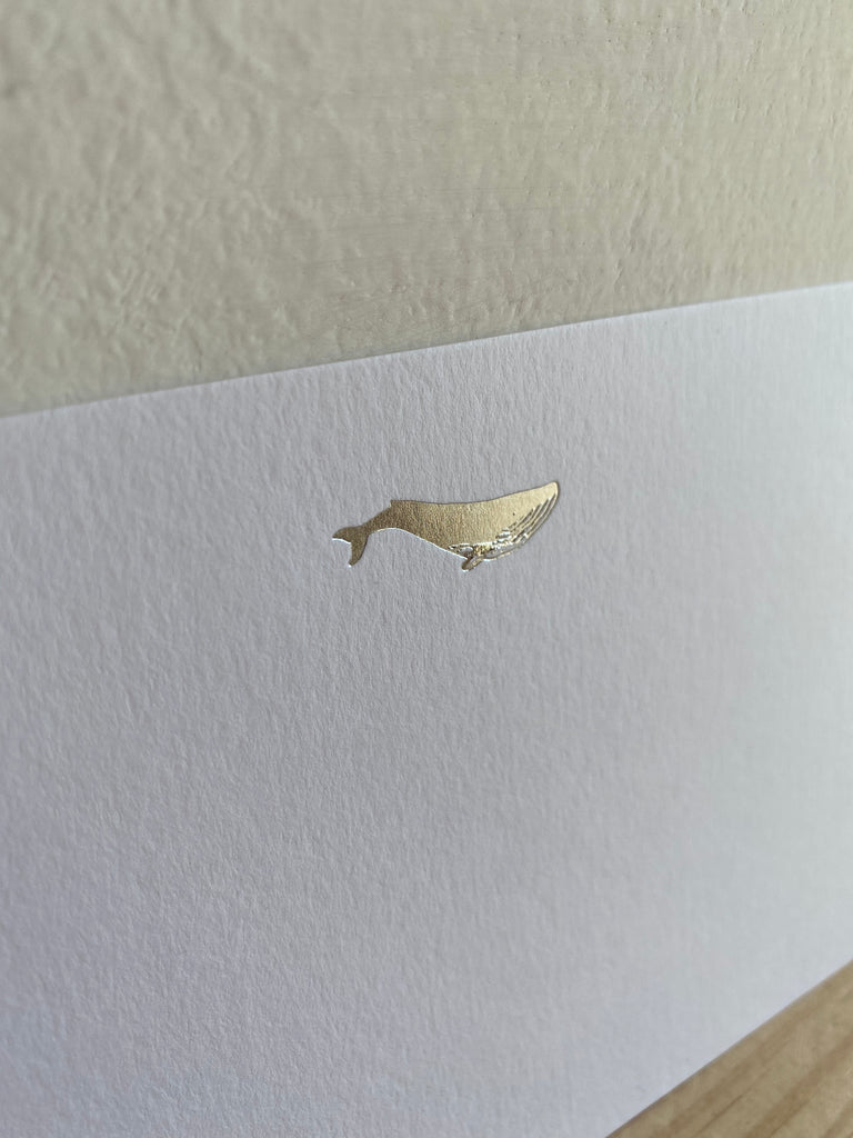 Cartes de correspondance illustrées "baleine"