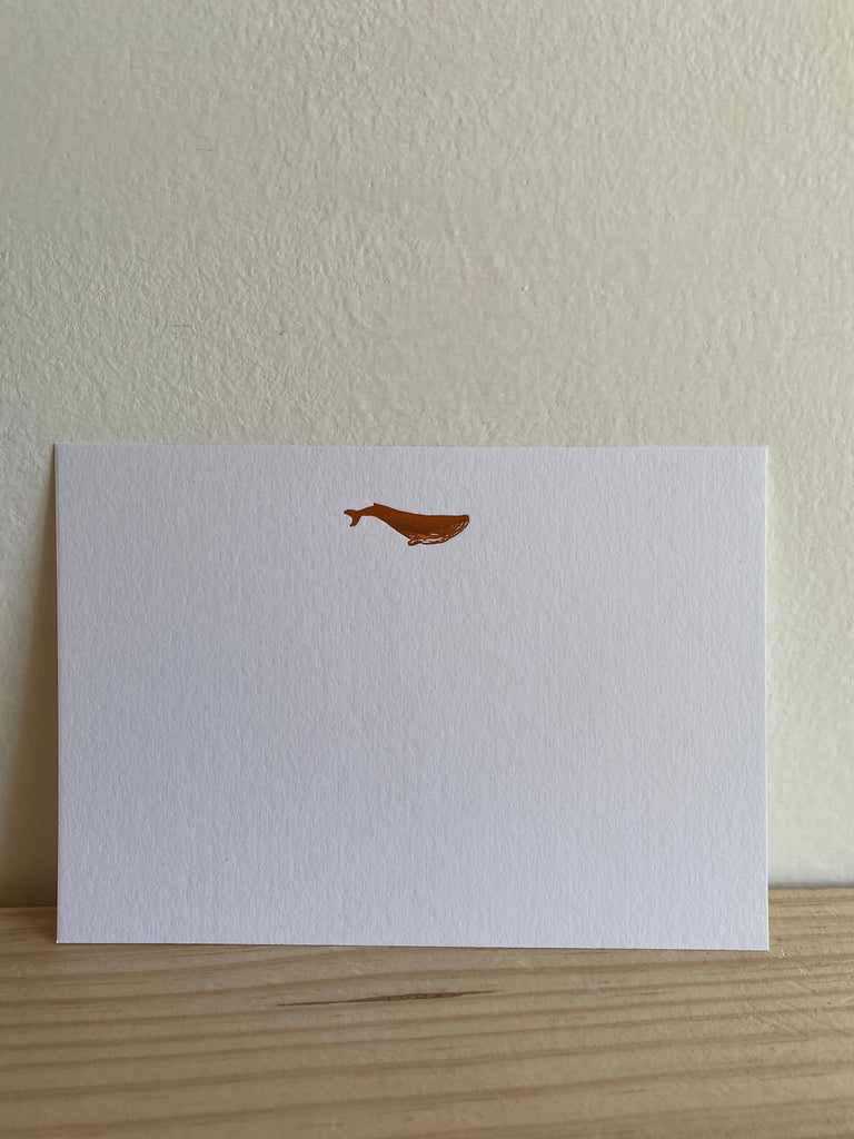 Cartes de correspondance illustrées "baleine"