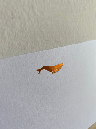 Cartes de correspondance illustrées "baleine"