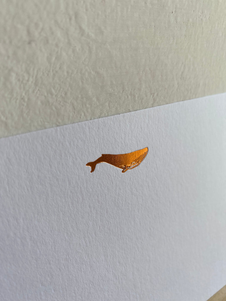 Cartes de correspondance illustrées "baleine"