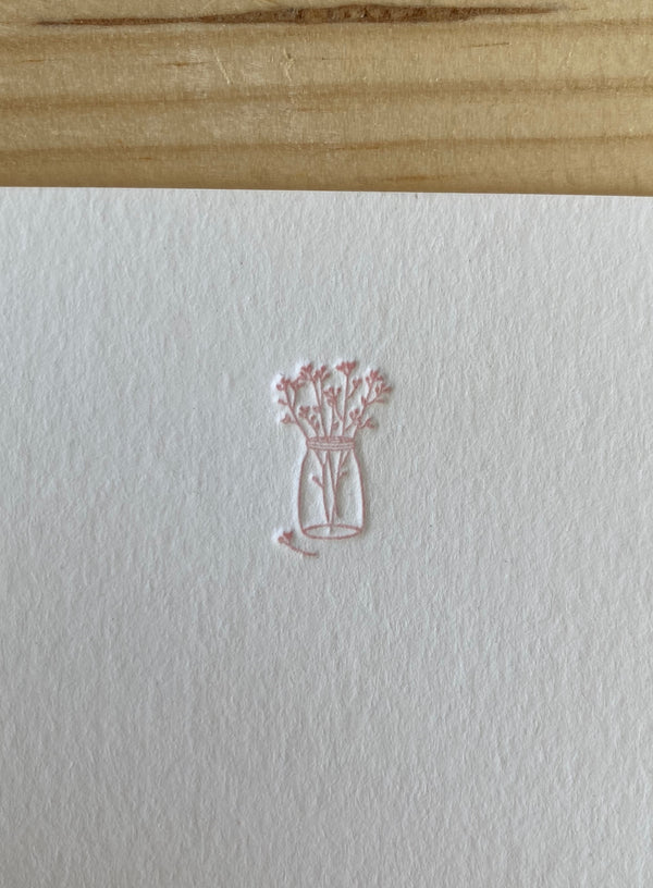 Cartes de correspondance illustrées "little jar"