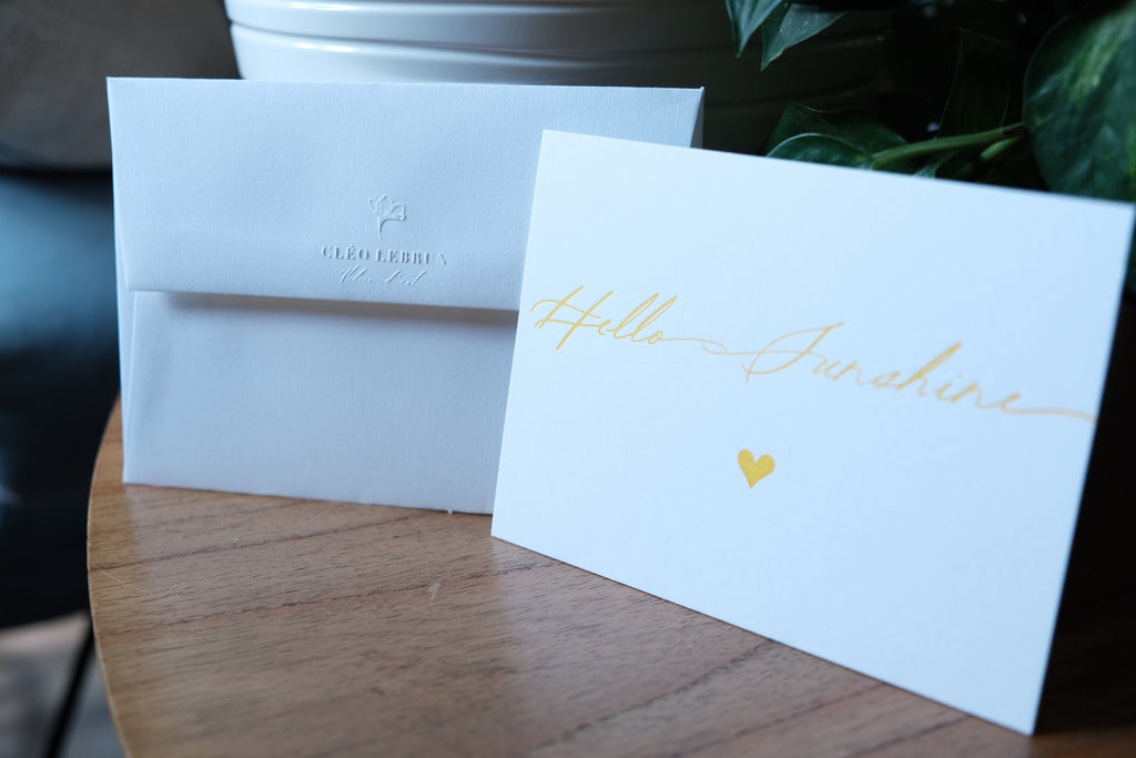 Carte « Hello Sunshine »
