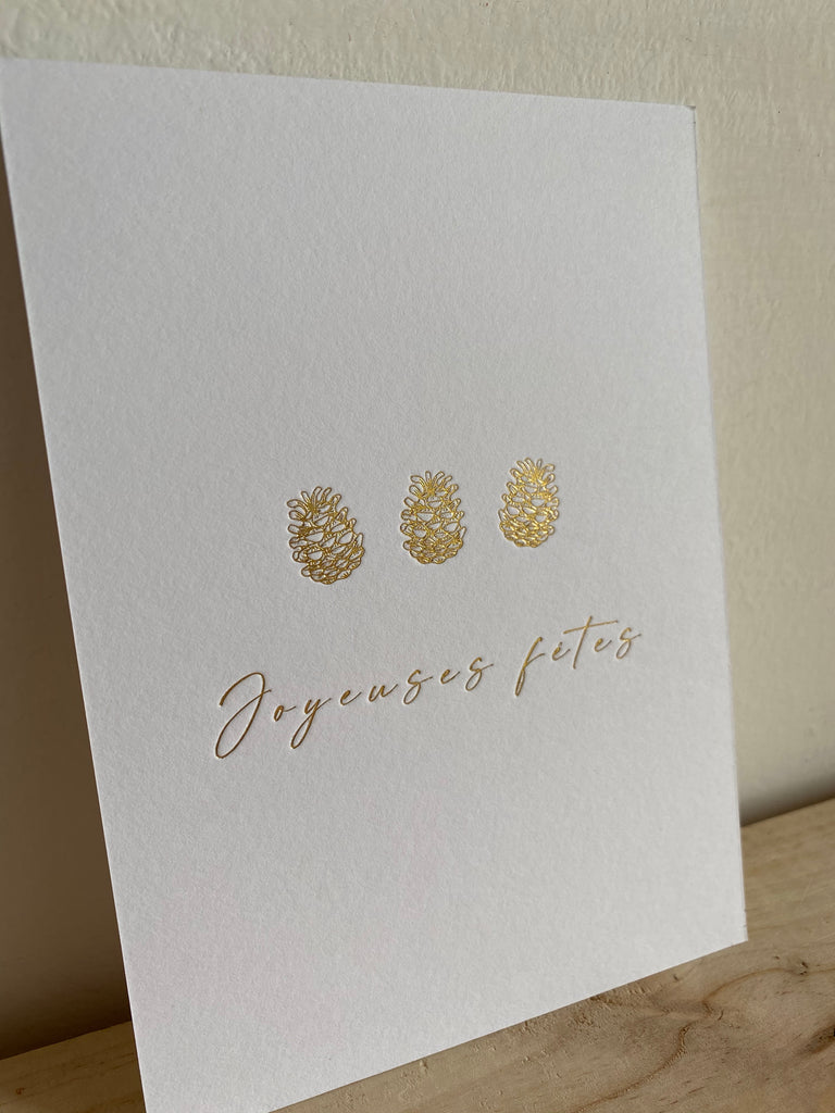 Carte « Joyeuses fêtes »