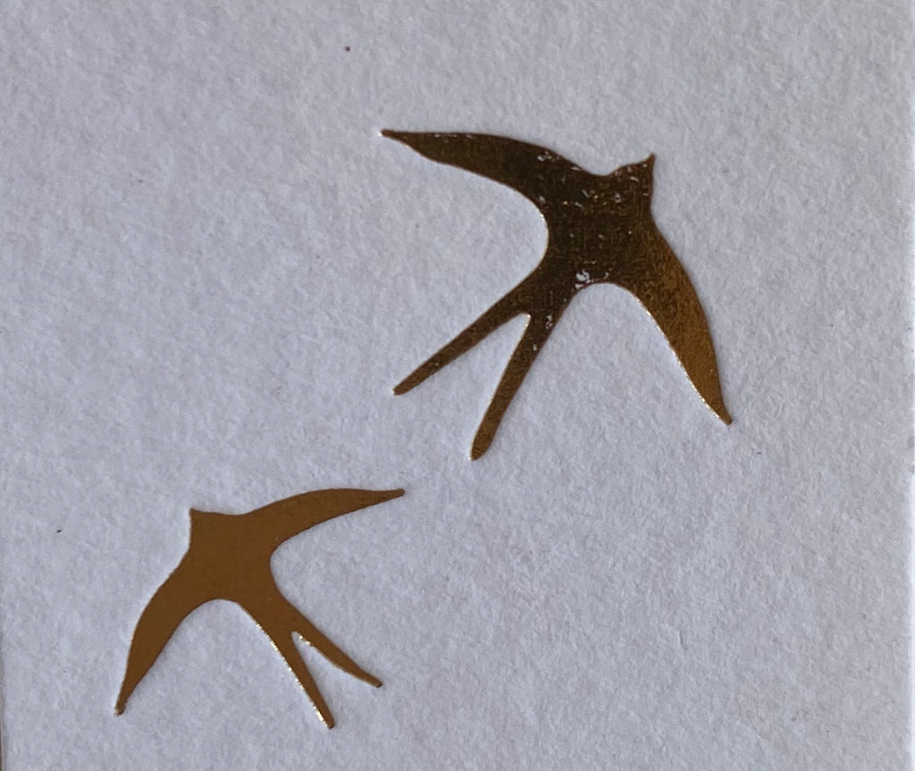 Cartes de correspondance illustrées "hirondelle"