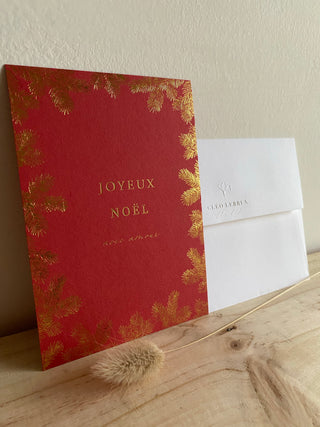 Carte « Joyeux Noël avec amour »