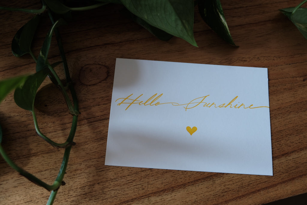 Carte « Hello Sunshine »