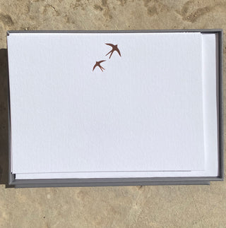 Cartes de correspondance illustrées "hirondelle"