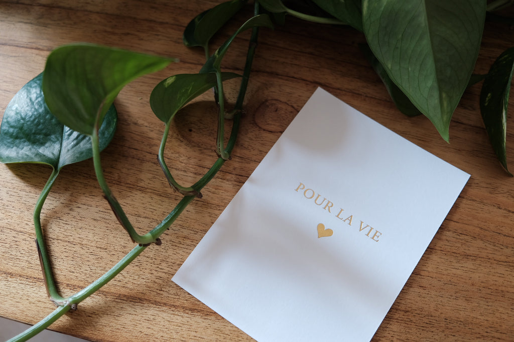Carte "Pour la vie"